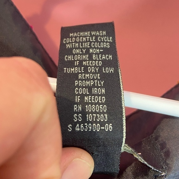 Lane Bryant Black Floral Sleeveless V-Neck Lace Sheer Lined Size 20 - Picture 6 of 8